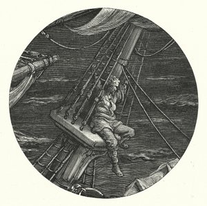 Gustave Dore illusztrációja Coleridge Rime of the Ancient Mariner című művéhez (metszet) alkotó: Gustave Dore