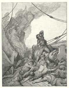 Gustave Dore illusztrációja Coleridge Rime of the Ancient Mariner című művéhez (metszet) alkotó: Gustave Dore