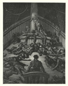 Gustave Dore illusztrációja Coleridge Rime of the Ancient Mariner című művéhez (metszet) alkotó: Gustave Dore