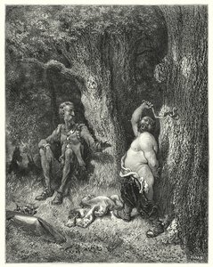 Gustave Dore Don Quijote: "Tartsd meg!" kiáltott: "Sancho barát, tartsd meg karod dühét" (metszet) alkotó: Gustave Dore