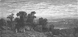 Hampstead Heath a régi időkben, 1872. alkotó: Gustave Dore