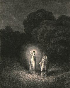 Én, aki most felajánlom neked ezt a megbízást, Beatrice vagyok, 1890. alkotó: Gustave Dore