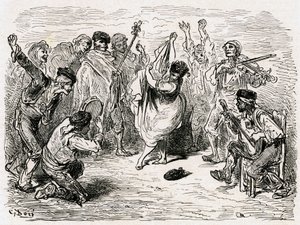 Illusztráció a Charles Davillier által 1866-ban kiadott 