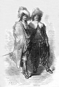 Gustave Dore illusztrációja TheophileGautier Fracasse kapitány című könyvéhez. alkotó: Gustave Dore