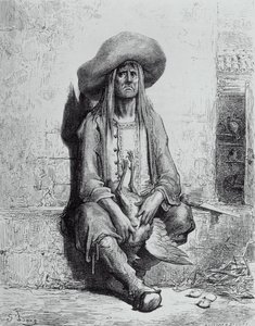 Illusztráció Jean de La Fontaine (1621-95) A tyúk az aranytojással című meséjéhez (Mese). alkotó: Gustave Dore