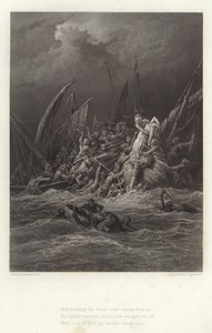 Alfred Tennyson illusztrációja Vivien számára alkotó: Gustave Dore