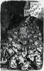 Illusztráció Honore de Balzac (1799-1850) humoros mesegyűjteményéhez (Contes drolatiques) alkotó: Gustave Dore