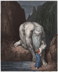 Inferno, 31. ének: Az óriás Antaeus alkotó: Gustave Dore