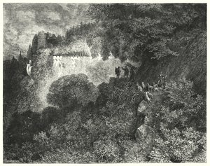 La Belle Au Bois Dormant; Csipkerózsika (metszet) alkotó: Gustave Dore