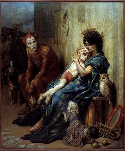 Gustave Dore (1832-1883) Les Saltimbanks festménye alkotó: Gustave Dore