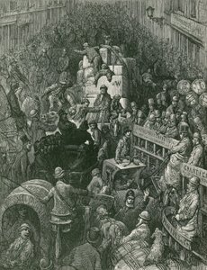 London utcai jelenet alkotó: Gustave Dore