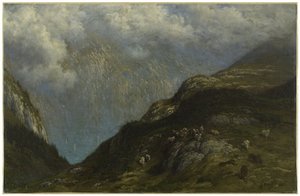 Hegyi táj alkotó: Gustave Dore