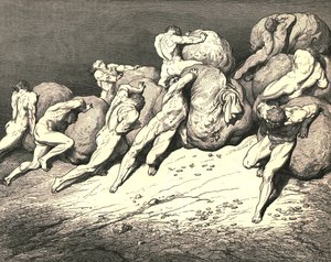 Nem minden arany, ami a Hold alatt van vagy valaha is volt, 1890. alkotó: Gustave Dore