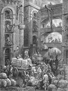 „Pickle Herring Street”, 1872. alkotó: Gustave Dore