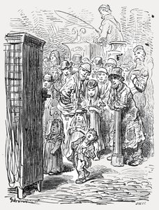 "Punch és Judy", 1872. alkotó: Gustave Dore
