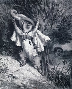 Csizmás cica, Gustave Dore (1832-1883) illusztrációja Charles Perrault (1628-1703) meséjéhez alkotó: Gustave Dore