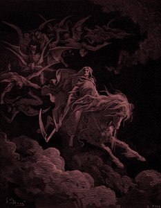 Revelation: Vision of Death, Gustave Doré. - Biblia alkotó: Gustave Dore