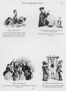 Humoros és groteszk vázlatok – Gustave Dore (metszet) alkotó: Gustave Dore