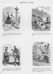 Humoros és groteszk vázlatok – Gustave Dore (metszet) alkotó: Gustave Dore
