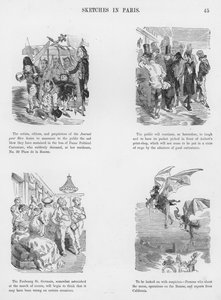 Humoros és groteszk vázlatok – Gustave Dore (metszet) alkotó: Gustave Dore
