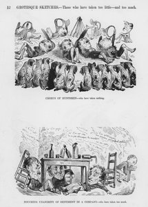 Humoros és groteszk vázlatok – Gustave Dore (metszet) alkotó: Gustave Dore