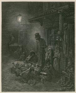 Nyomornegyedek Londonban alkotó: Gustave Dore