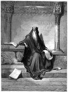 Salamon - Gustave Dore (1832-1883) illusztrációja A Bibliához (1866) - alkotó: Gustave Dore