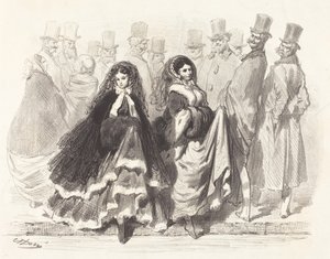 Utcai jelenet alkotó: Gustave Dore