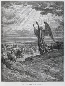 Az angyal megjelenése Józsuénak In alkotó: Gustave Dore