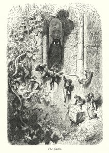 A kastély (metszet) alkotó: Gustave Dore