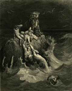 The Deluge Frontispiece a Biblia illusztrált kiadásához, 1866 alkotó: Gustave Dore