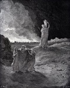 Szodoma pusztulása alkotó: Gustave Dore