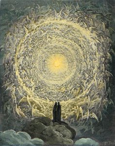 Isteni színjáték, Paradiso, 31. ének: A szentek tömege rózsát formál az empireban (rose celeste) – Dante Alighieri (1265-1321)