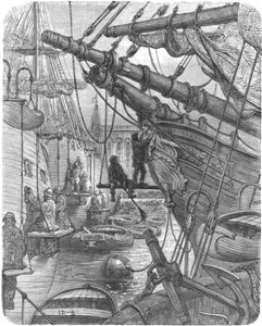 „The Docks – The Concordia”, 1872. alkotó: Gustave Dore