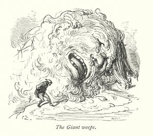 Az óriás sír (metszet) alkotó: Gustave Dore