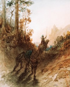 Az óriásokat elfogják, c. 1869-83 (akvarell) alkotó: Gustave Dore