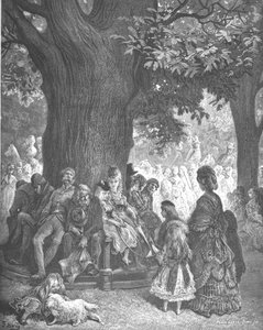 "The Great Tree - Kensington Gardens", 1872. alkotó: Gustave Dore