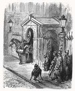 "The Horse Guards", 1872. alkotó: Gustave Dore