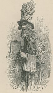Az újságárus alkotó: Gustave Dore