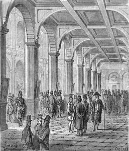 "The Royal Exchange", 1872. alkotó: Gustave Dore