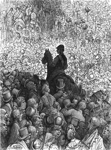 "A győztes", 1872. alkotó: Gustave Dore
