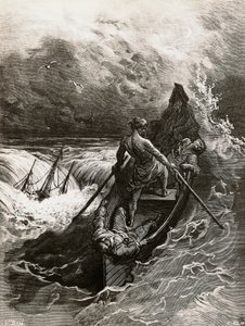 A tengerész, az ókori tengerész korából, Samuel Taylor Coleridge (1772-1834) verse, Gustave Dore (1832-1883) illusztrációja alkotó: Gustave Dore