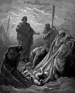 A halak csodás huzata, 1866 alkotó: Gustave Dore