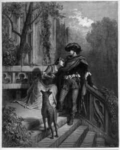 a két galamb - a két galamb - Jean de La Fontaine "Fables"-jából alkotó: Gustave Dore