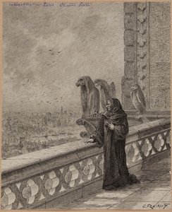 Claude Frollo. alkotó: Gustave Fraipont