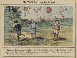 Le léggömb (színes tagok) alkotó: Gustave Fraipont