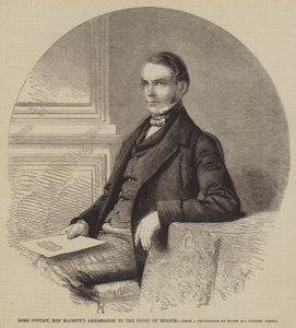 Lord Cowley, Őfelsége nagykövete a francia udvarnál alkotó: Gustave Janet