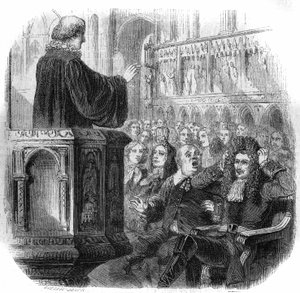 1. Nagy Péter (1672-1725), orosz cár, a haját a polgármester parókáján viselte egy holland templomban tett látogatása során 1716-ban. Gustave Janet metszet
