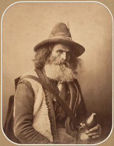 [Egy olasz utcazenész], kb. 1856. alkotó: Gustave Le Gray