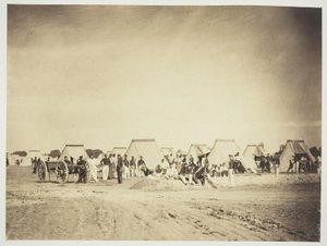 Tüzérségi tábor, Camp de Chalons alkotó: Gustave Le Gray
